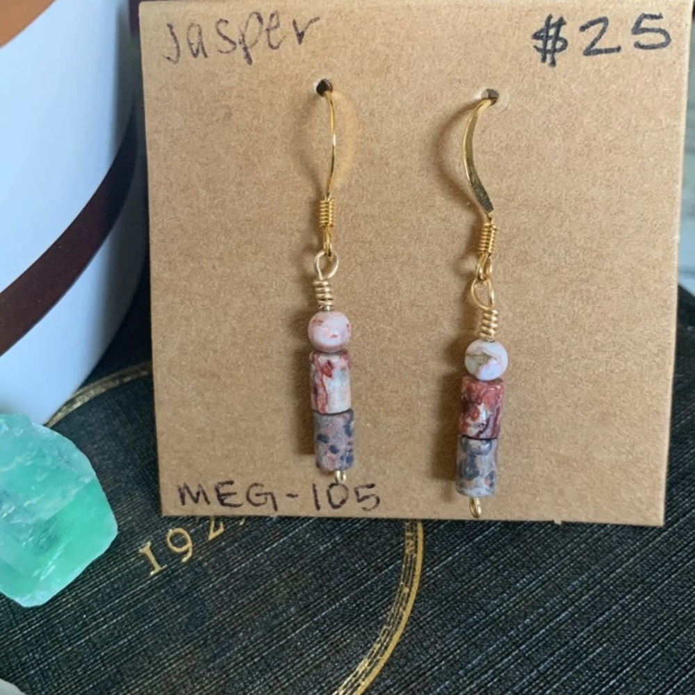 Handmade Jasper Earrings
